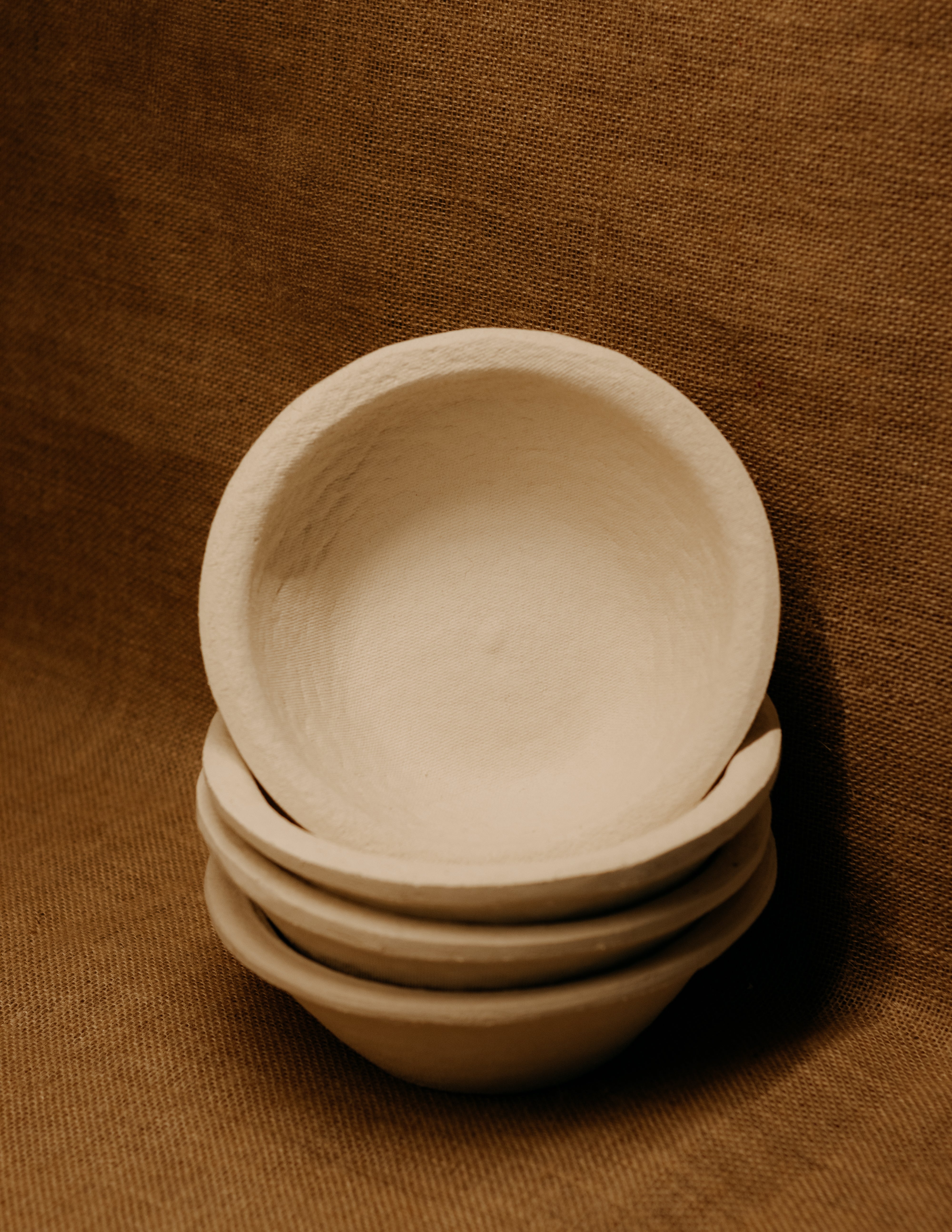 Rijsmandje rond, glad (middel)