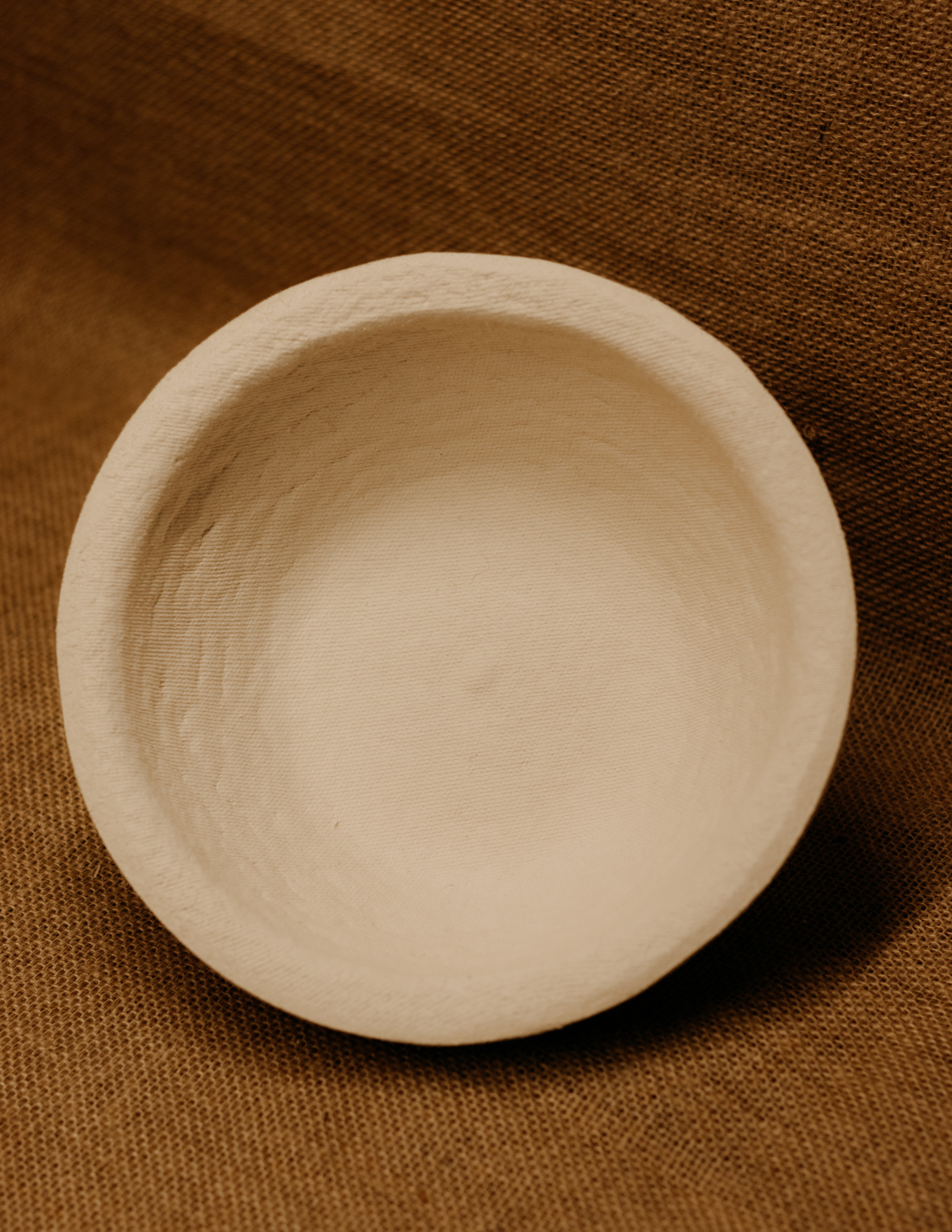 Rijsmandje rond, glad (middel)